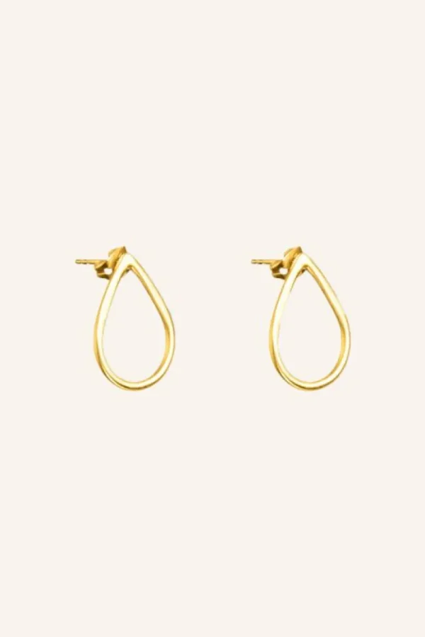 By bar Oorbellen | Sieraden<pd tear | gold
