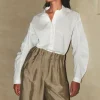By bar Blouses<penny poplin blouse | white
