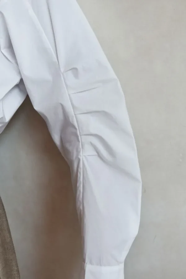 By bar Blouses<penny poplin blouse | white