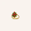 By bar Sieraden<perle ring | ruby