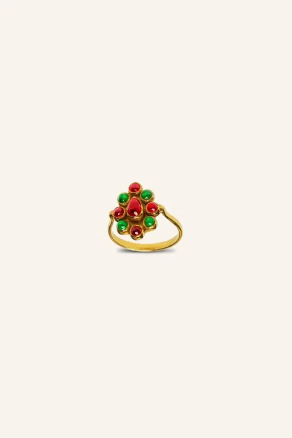 By bar Sieraden<perle ring | ruby