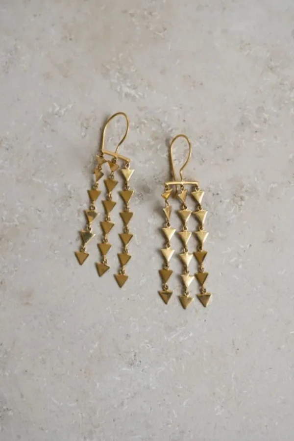 By bar Oorbellen | Sieraden<rainbow earring | gold