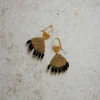 By bar Oorbellen | Sieraden<ravi earring | black