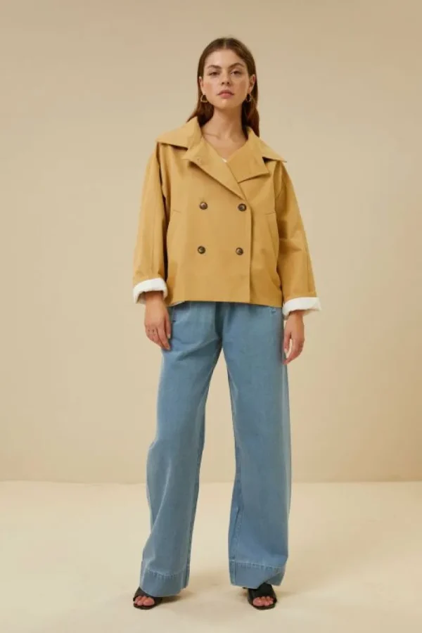 By bar Jassen<rika cotton coat | peanut