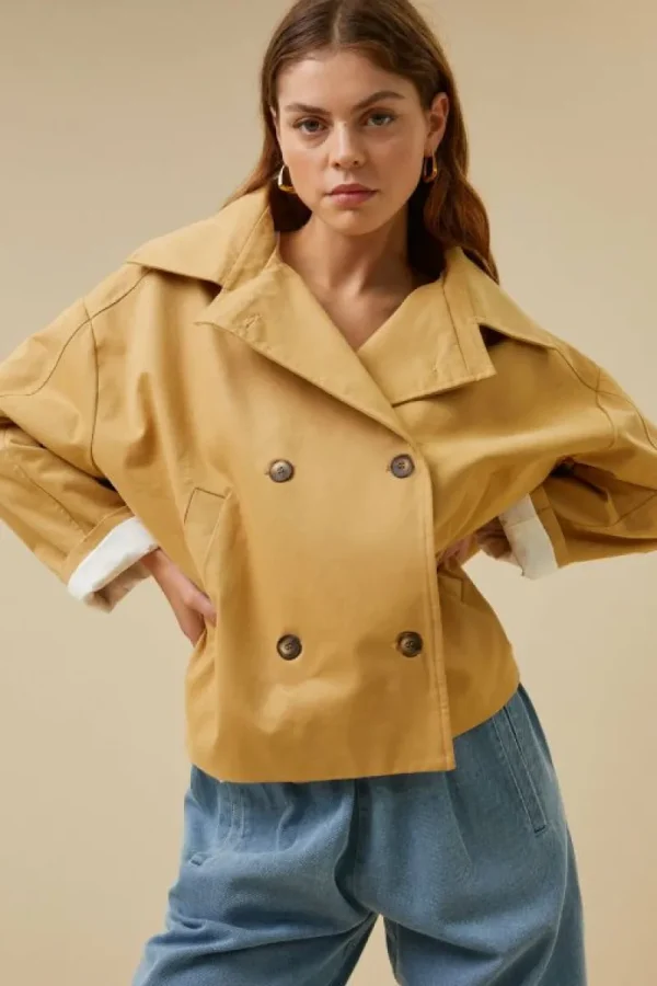 By bar Jassen<rika cotton coat | peanut
