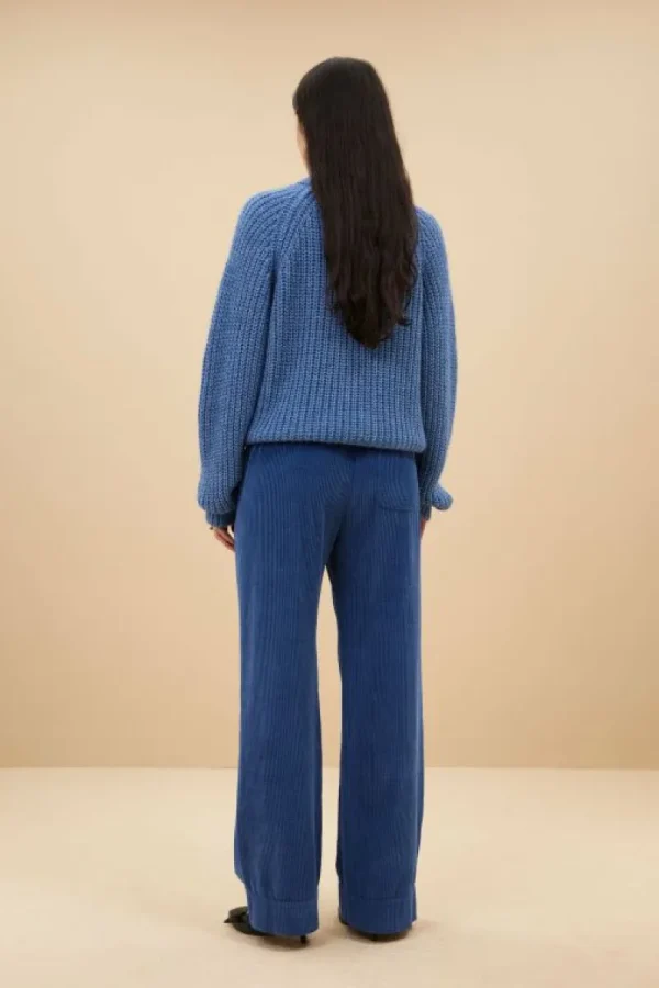 By bar Truien<ro pullover | steel blue