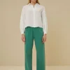 By bar Blouses<sarah short linen blouse | bright white