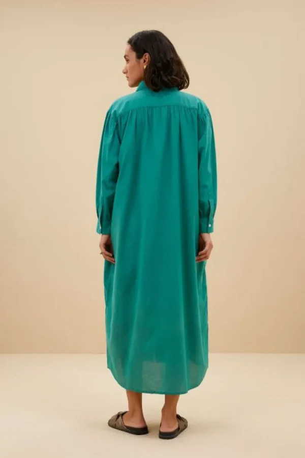 By bar Jurken<shirt dress | spring green