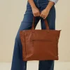 By bar Tassen<shopper bag | cognac
