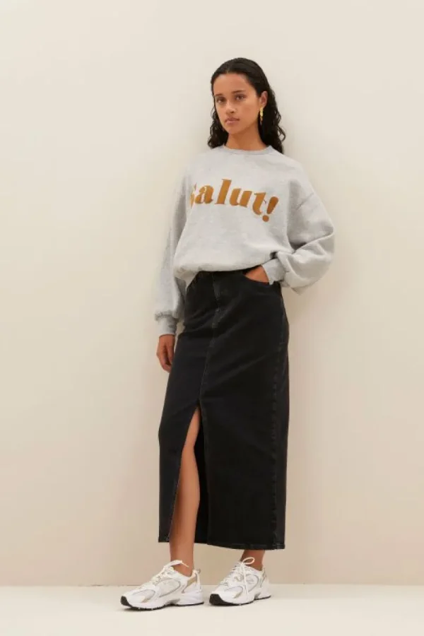 By bar Rokken<sis black skirt | jet black