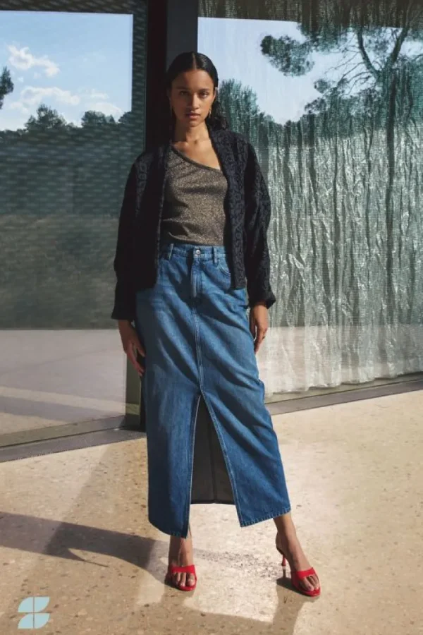By bar Rokken<sis denim skirt | denim
