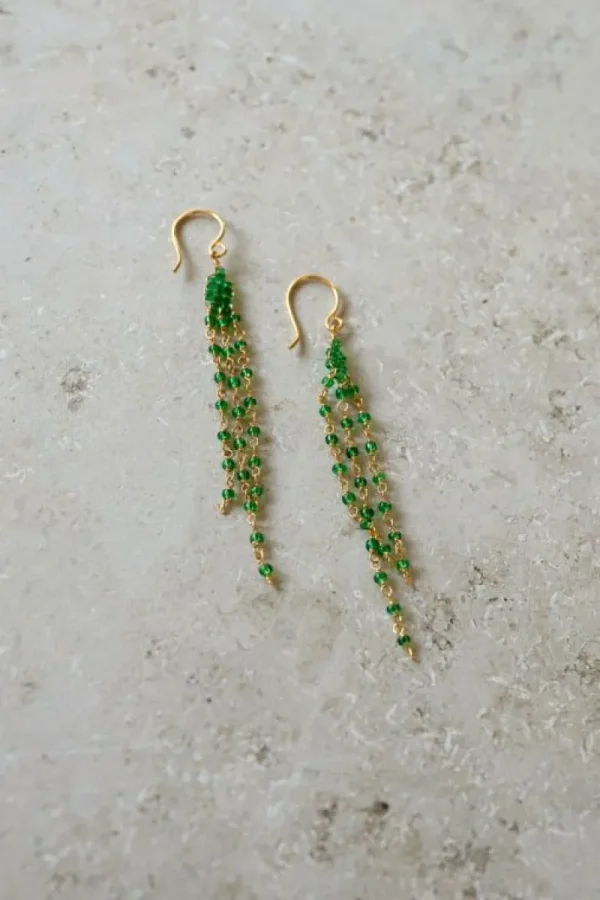 By bar Oorbellen | Sieraden<sterre earring | green