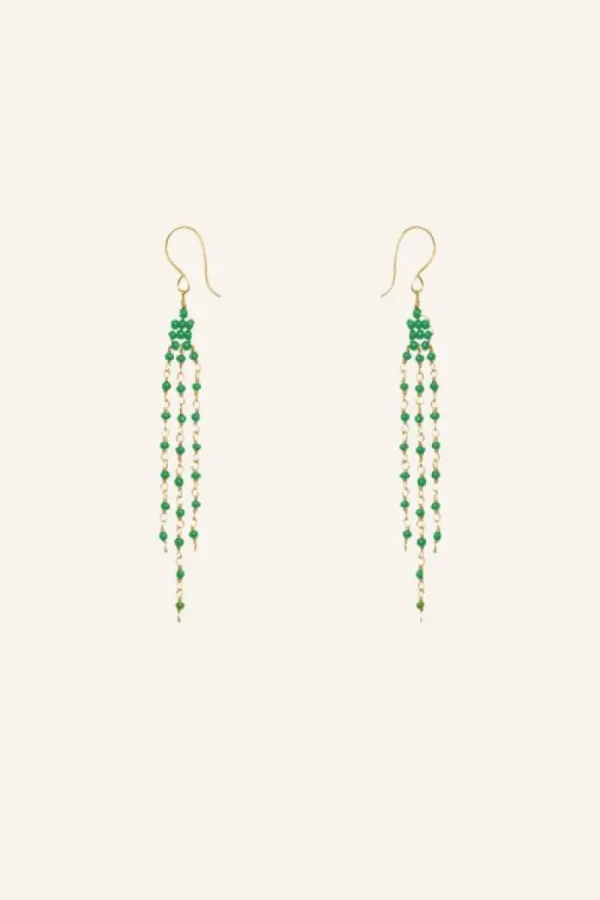 By bar Oorbellen | Sieraden<sterre earring | green