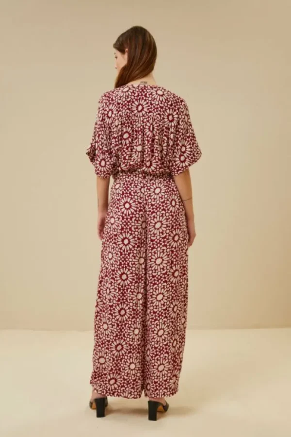 By bar Broeken<wanda sunflower pant | sunflower print