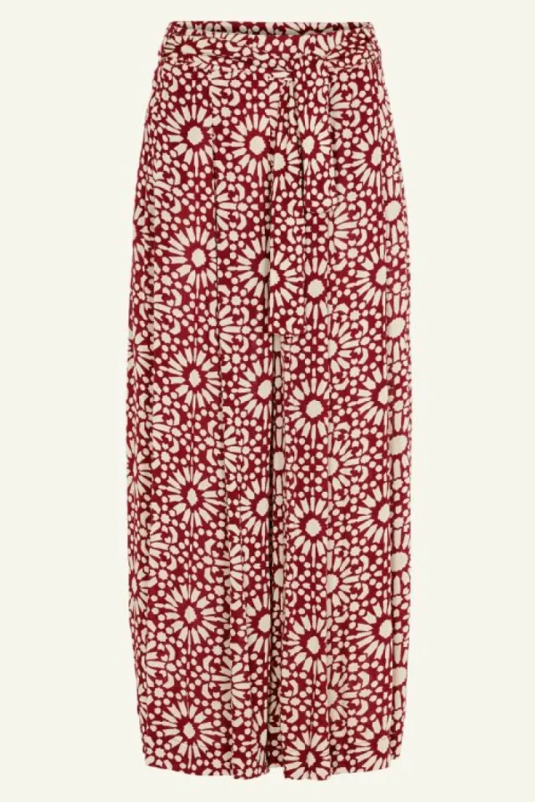By bar Broeken<wanda sunflower pant | sunflower print